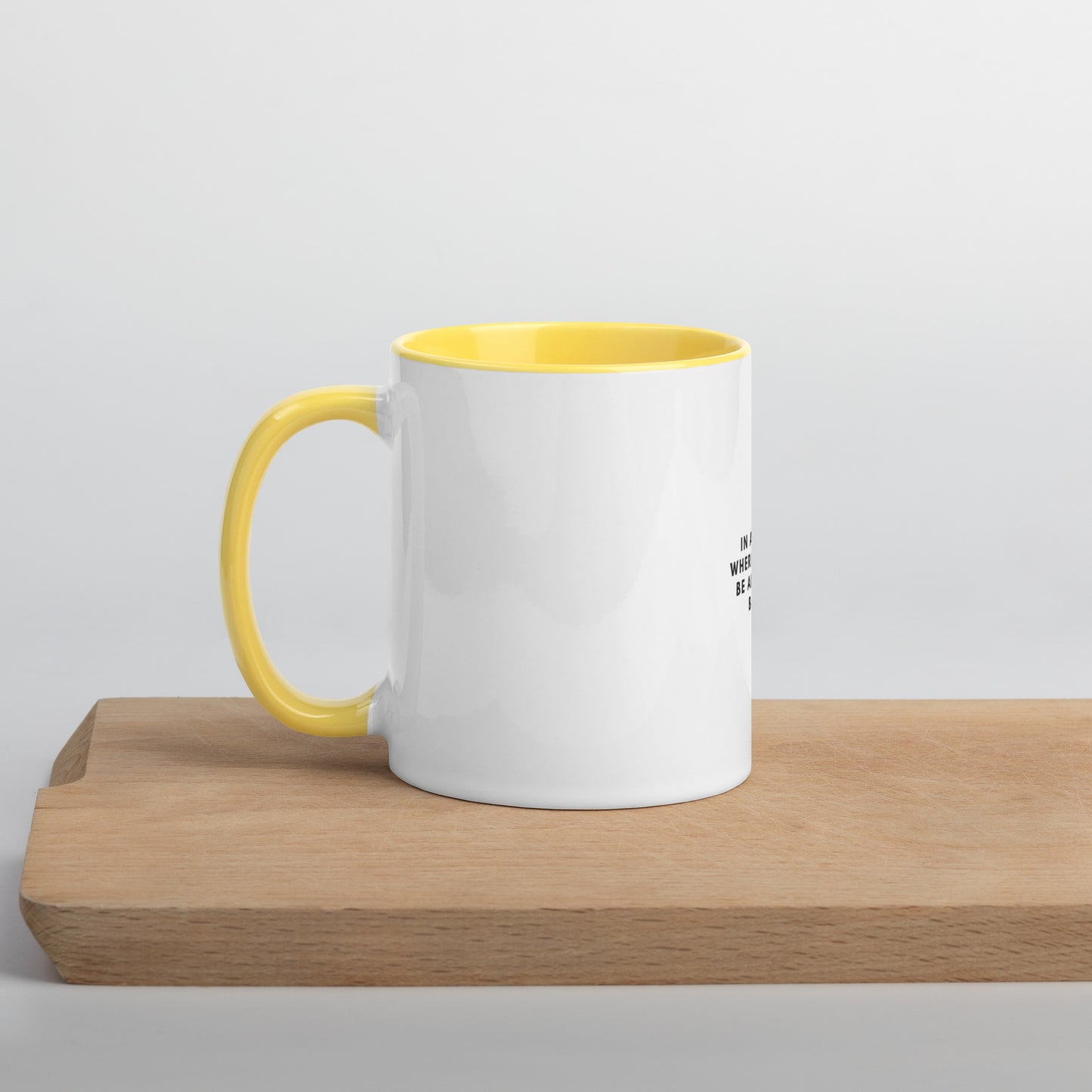 Kindness in the World - Mug with Color Inside