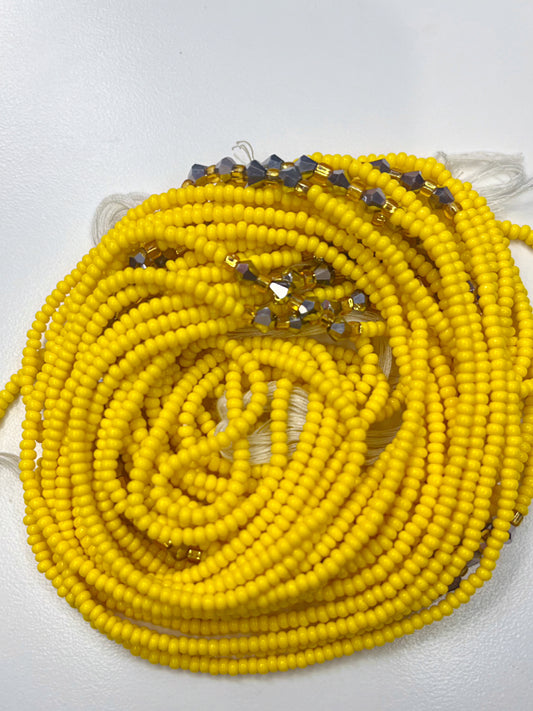 Yellow Waist Beads