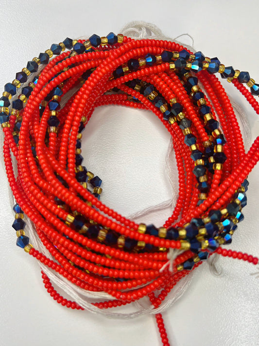 Red Waist Beads