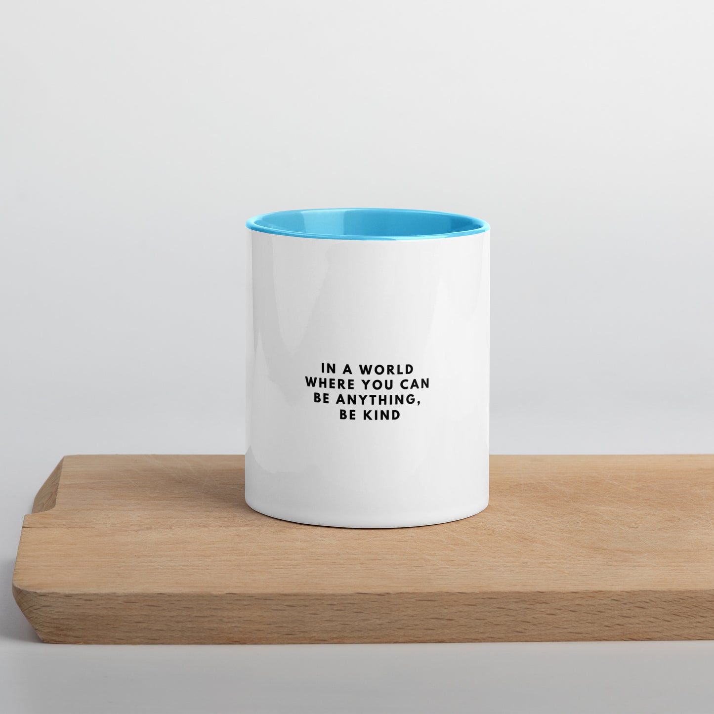 Kindness in the World - Mug with Color Inside