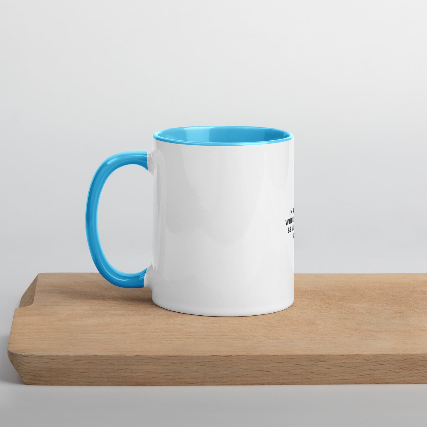 Kindness in the World - Mug with Color Inside