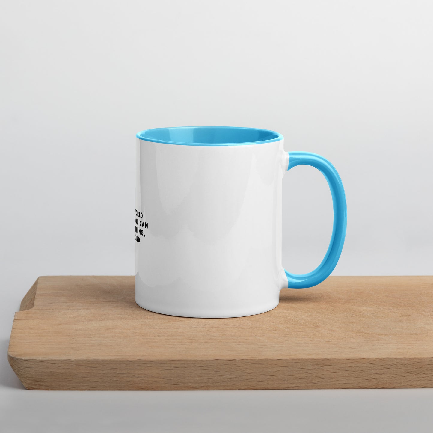 Kindness in the World - Mug with Color Inside