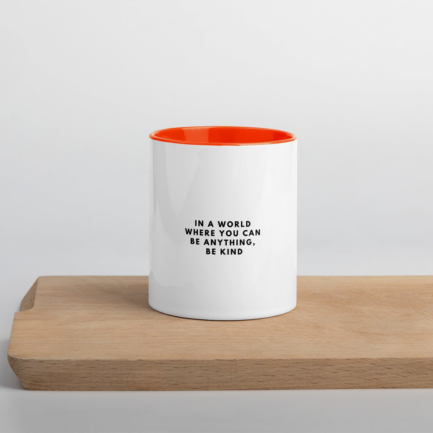 Kindness in the World - Mug with Color Inside