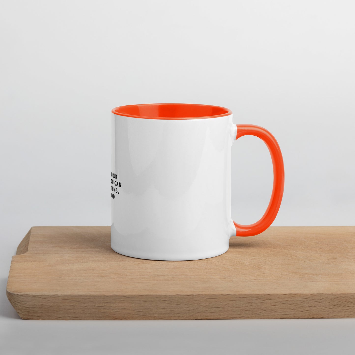 Kindness in the World - Mug with Color Inside