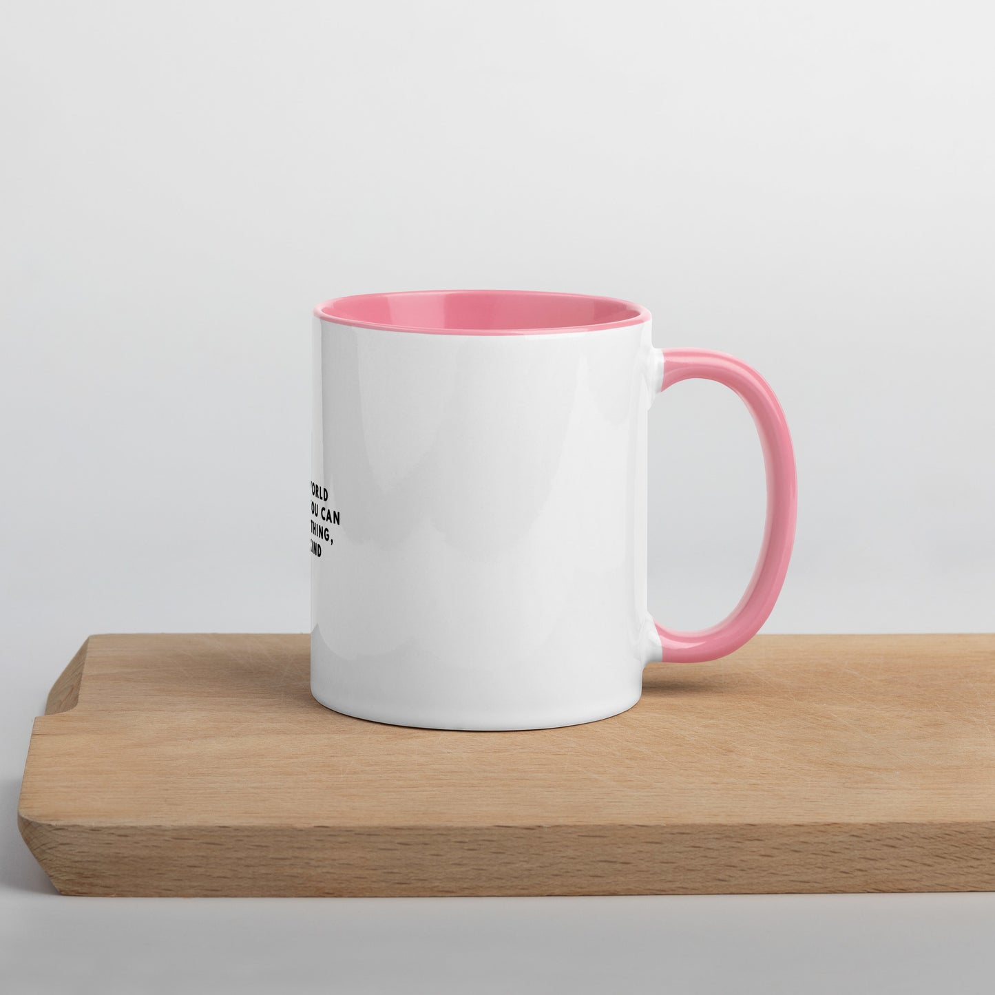 Kindness in the World - Mug with Color Inside