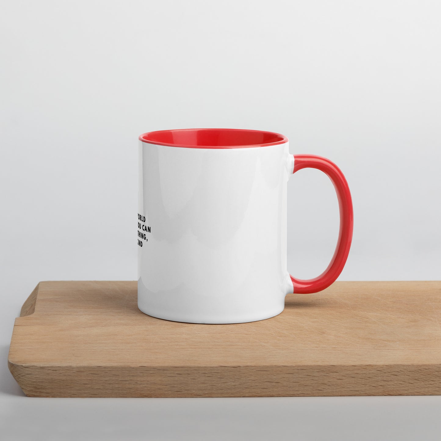 Kindness in the World - Mug with Color Inside