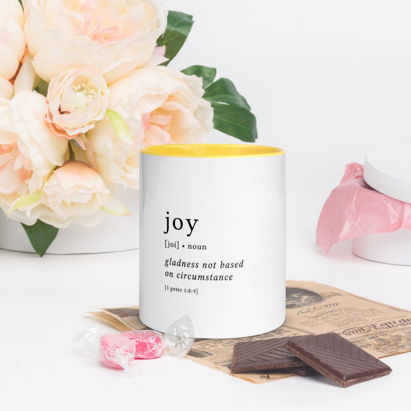 Joy Defined - Mug with Color Inside