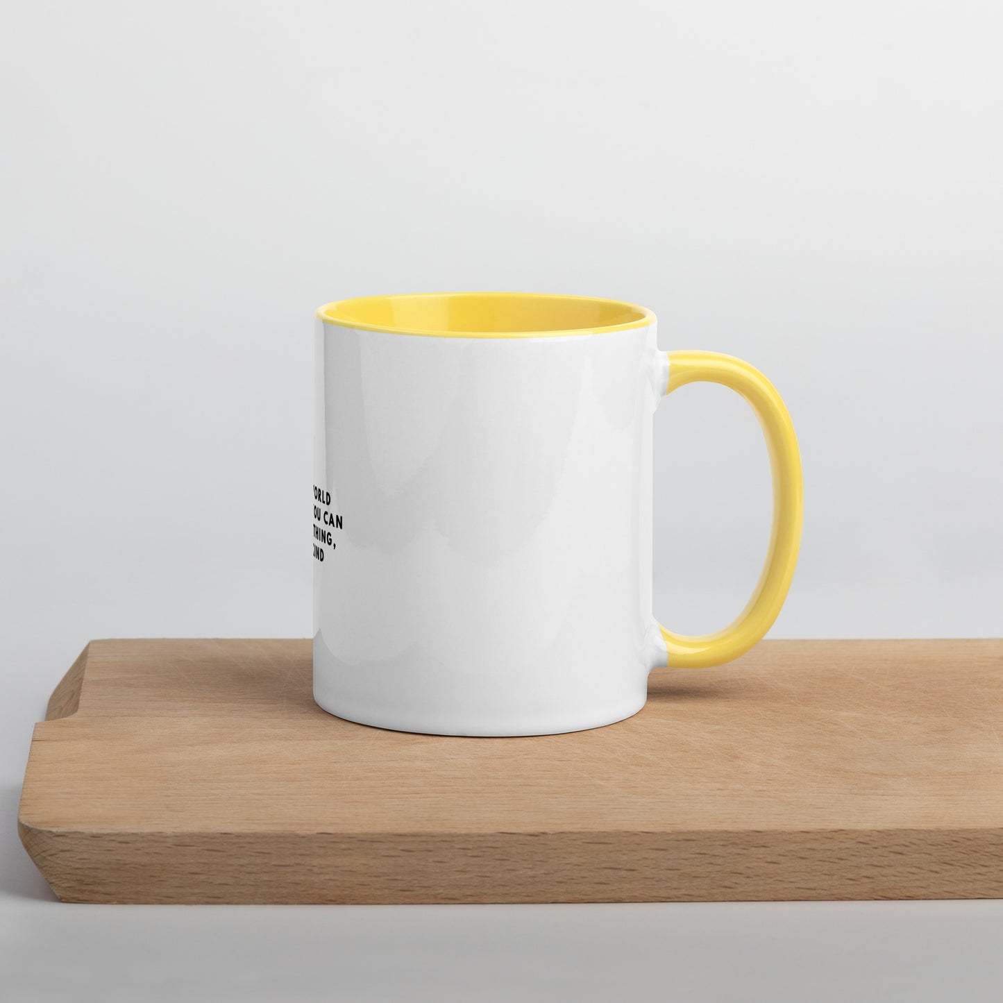 Kindness in the World - Mug with Color Inside