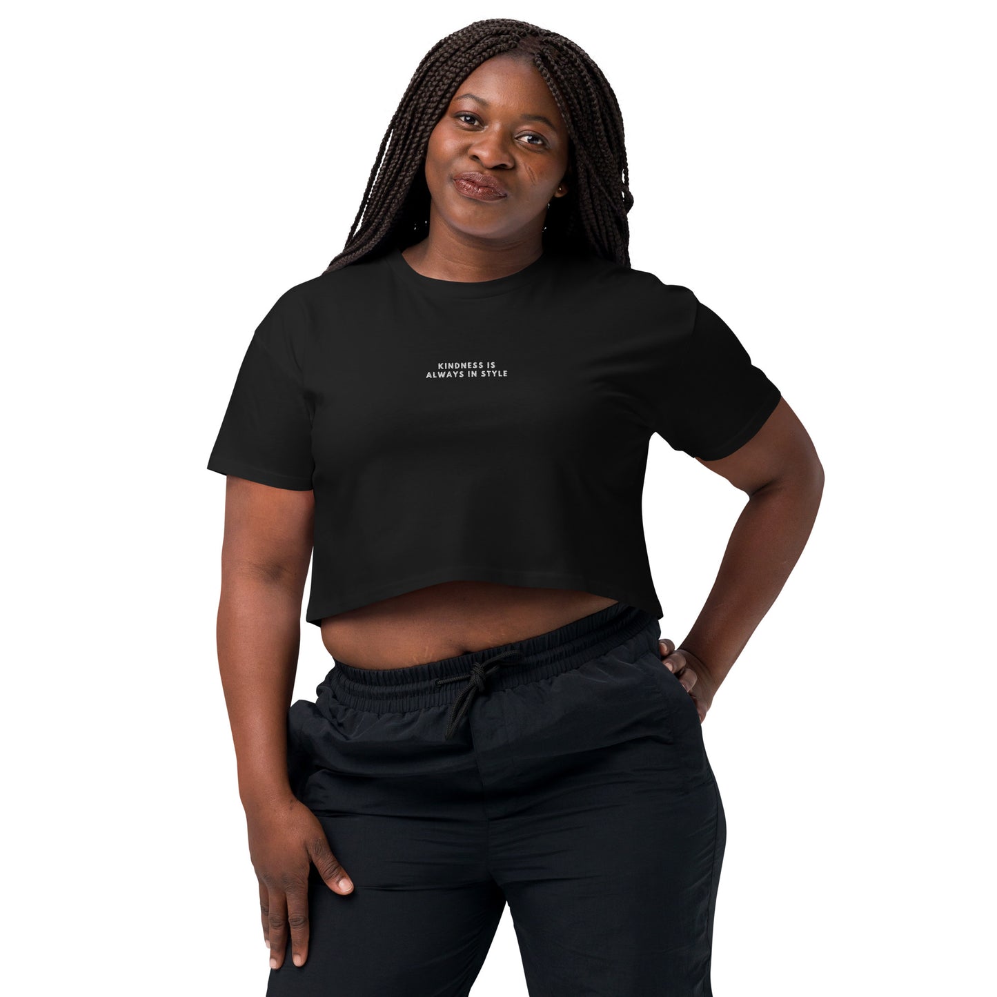 Kindness is always in Style - Women’s crop top